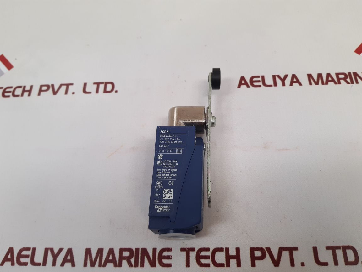 Telemecanique Zcp21 Limit Switch 500V 10A Xck P2145G11