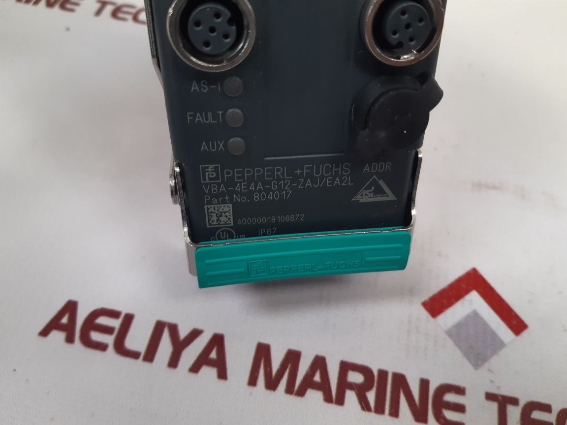 Pepperl+Fuchs Vba-4E4A-g12-zaj/Ea2L 804017 Interface Sensor Actuator Module