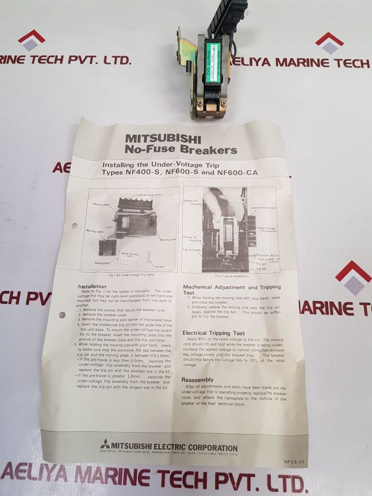 Ckd Controls Ln301N823-4 No-fuse Breaker - Aeliya Marine Tech