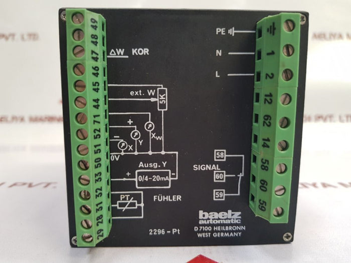 Baelz Wbs 2296 Temperature Controller 0/4-20Ma