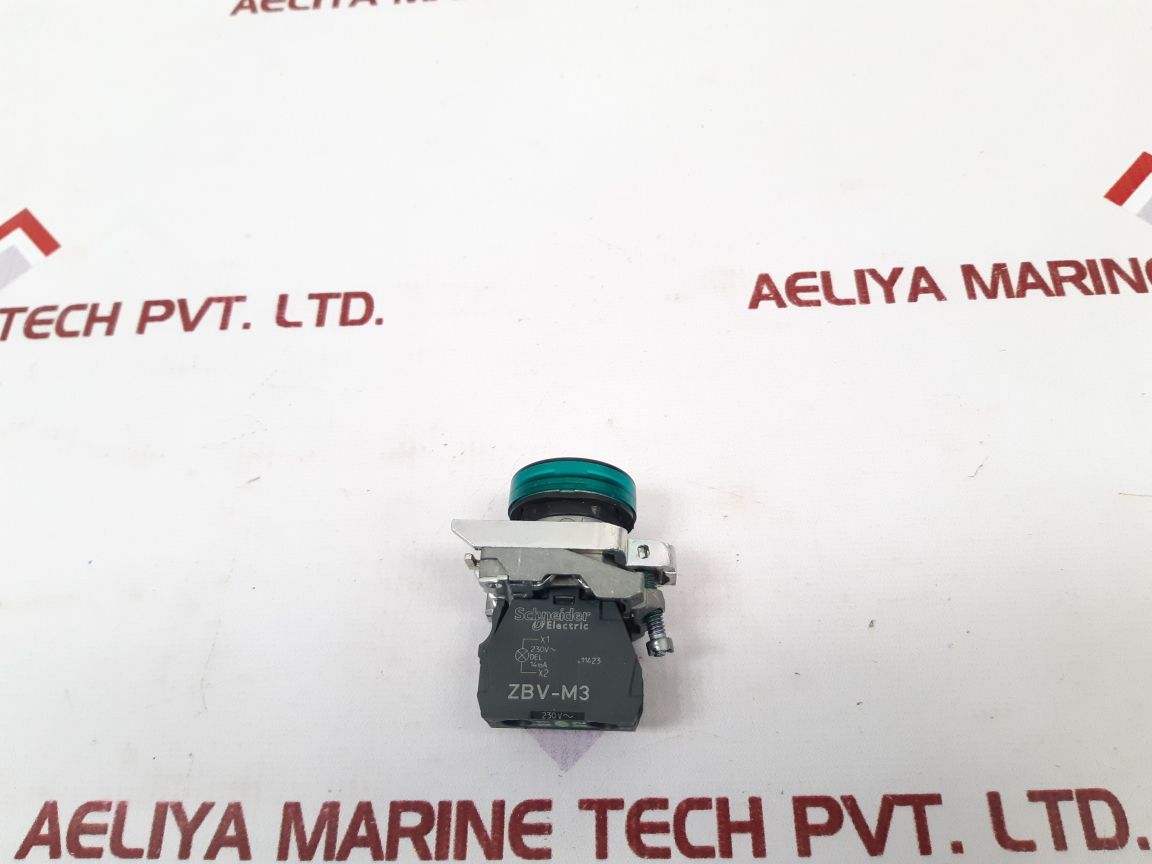 Schneider Electric Zbv-m3 Green Pilot Light