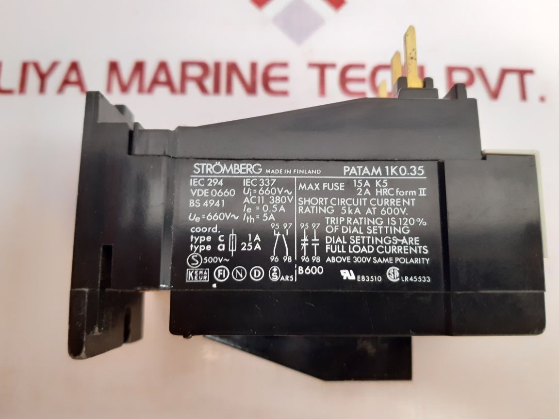 Stromberg patam 1k0.35 contactor