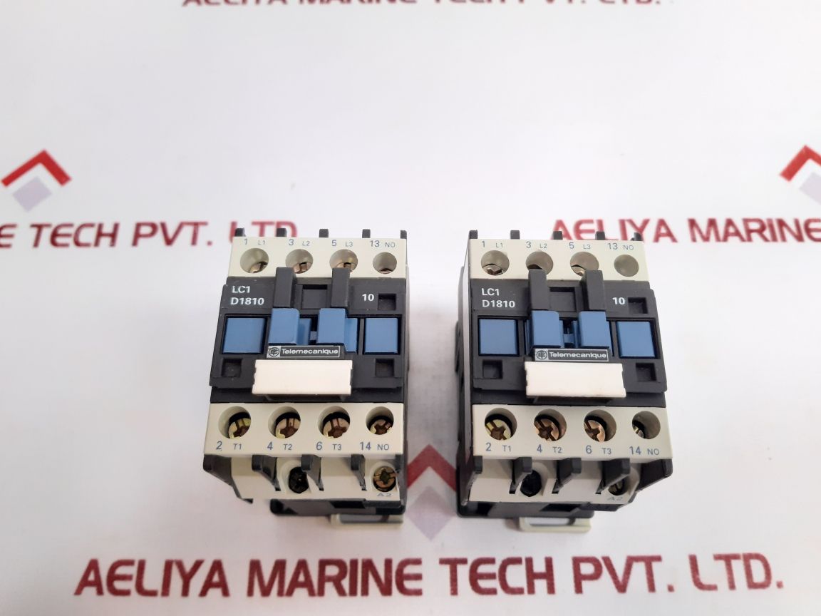 Telemecanique Lc1 D1810 Contactor 220-230V 50Hz 220-240V 60Hz