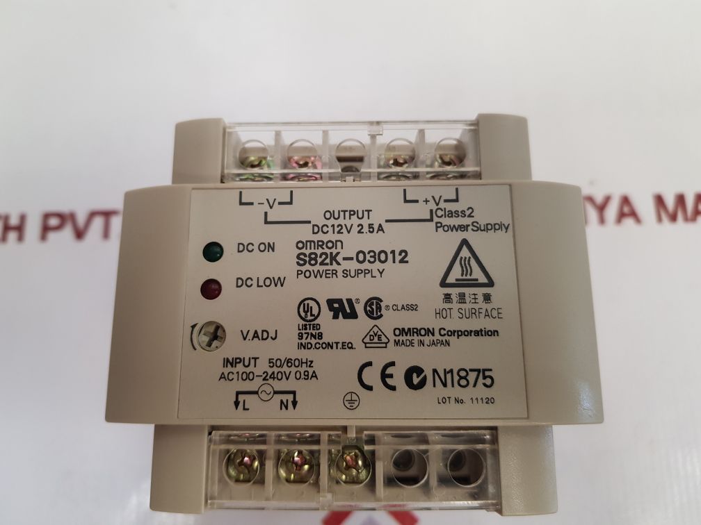 Omron S82K-03012 Power Supply New - Aeliya Marine Tech