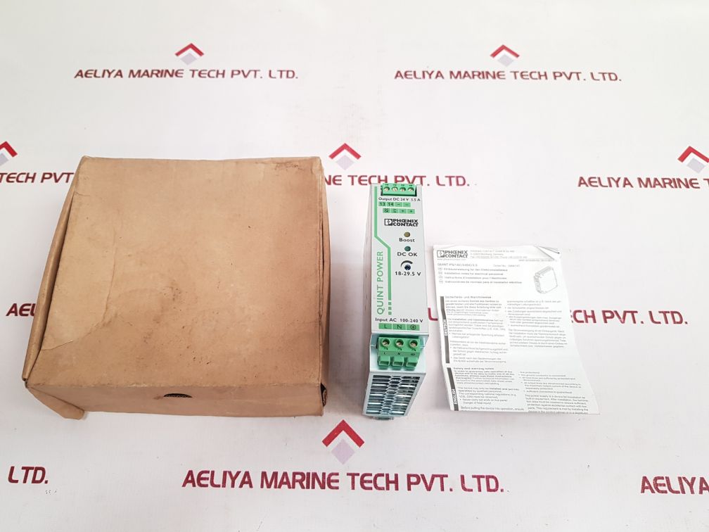 Phoenix Contact Quint-ps/1Ac/24Dc/3.5 Quint Power Supply Rev: 05