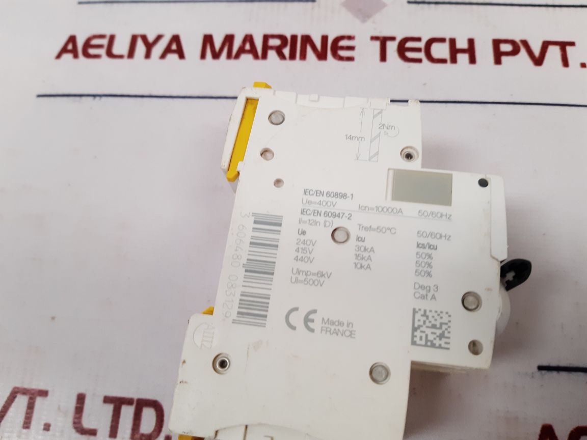 Schneider Electric Ic60H D16A 16A Circuit Breaker 400V 50/60Hz