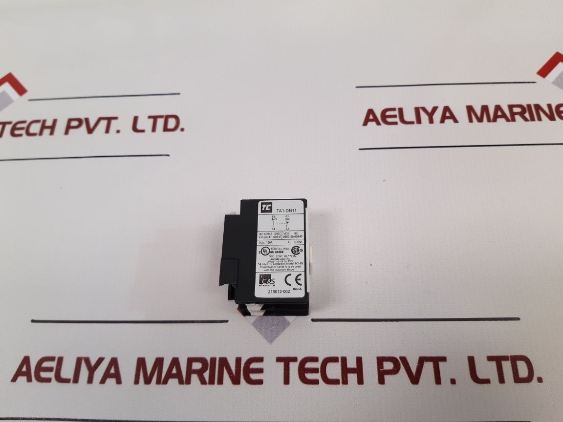 C&S Tc Ta1 Dn 11 Auxiliary Contact Block - Aeliya Marine Tech