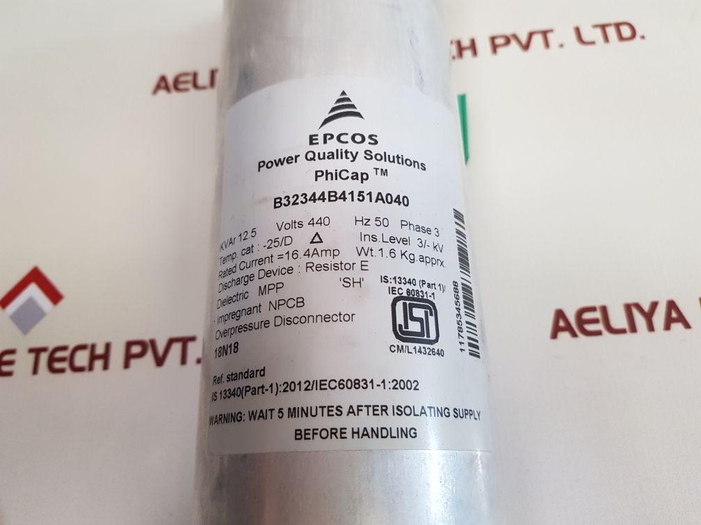 Epcos B32344B4151A040 Phicap Normal Duty Capacitors - Aeliya Marine Tech