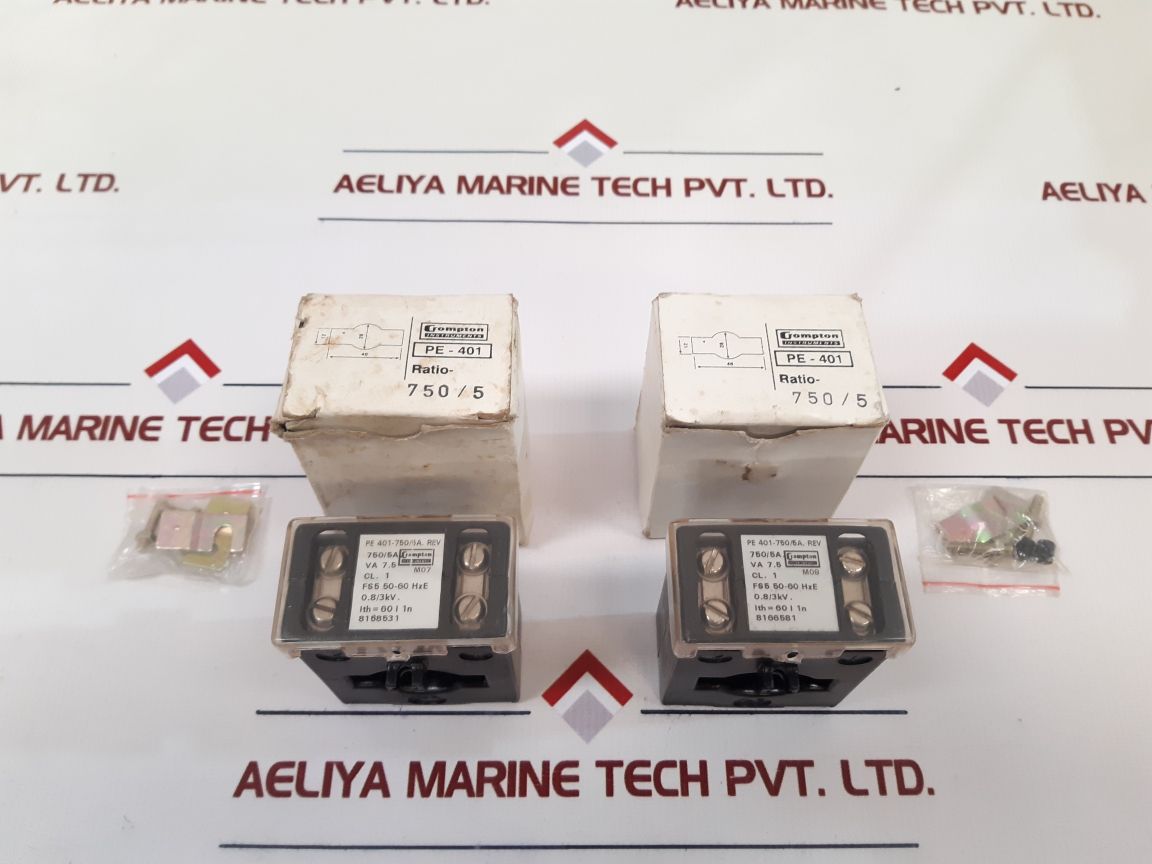Crompton Pe-401-750/5A Current Transformer Ratio-750/5A