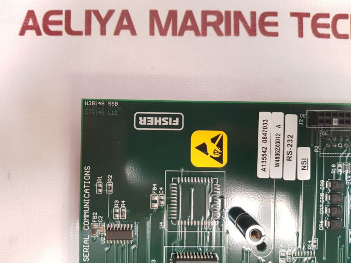 Fisher w48062x0012 a serial communications board
