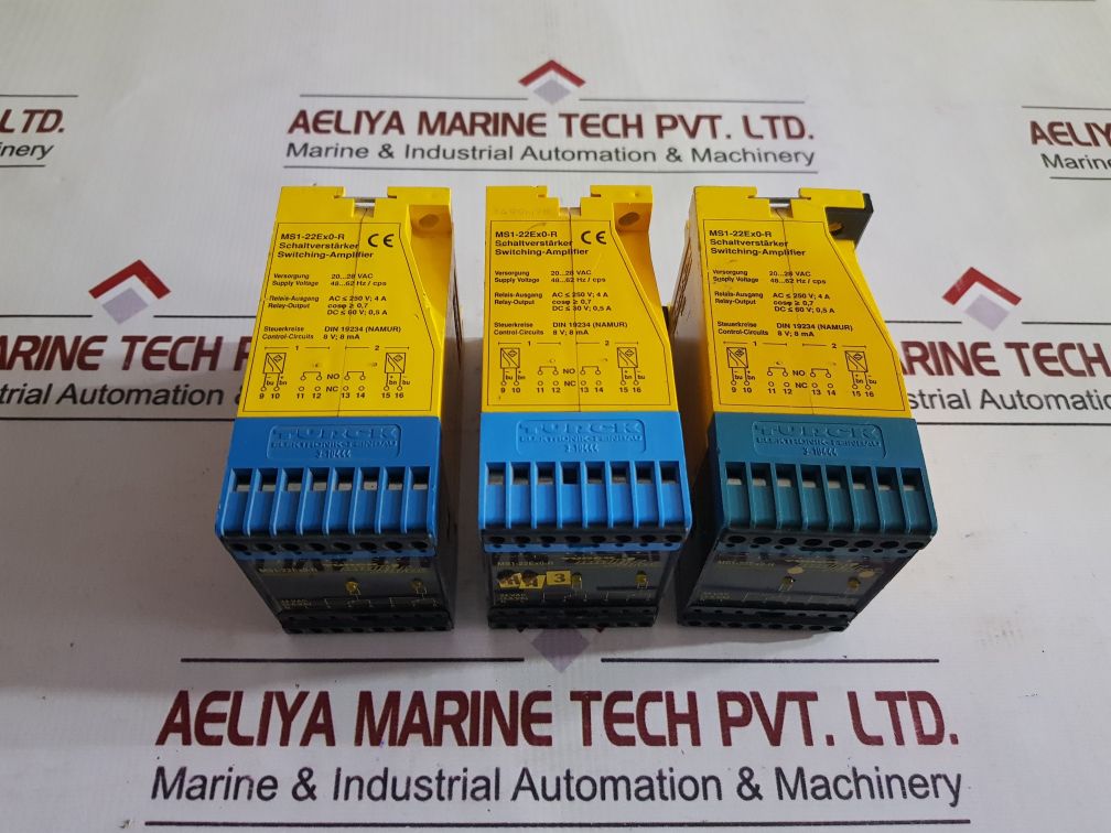 Turck Ms1-22Ex0-r Switching Amplifier 24 Vac