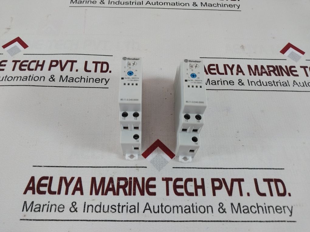 Finder 80.11.0.240.0000 Time Delay Relay 1-20 S 24-240V Ac/Dc 2.9 Va