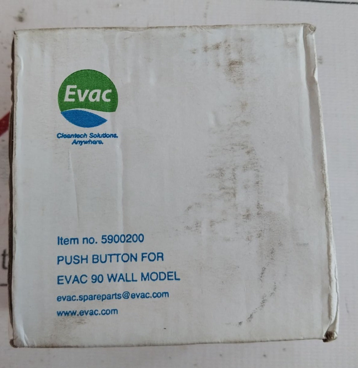 Evac 5900200 Push Button For Evac 90 Wall Model