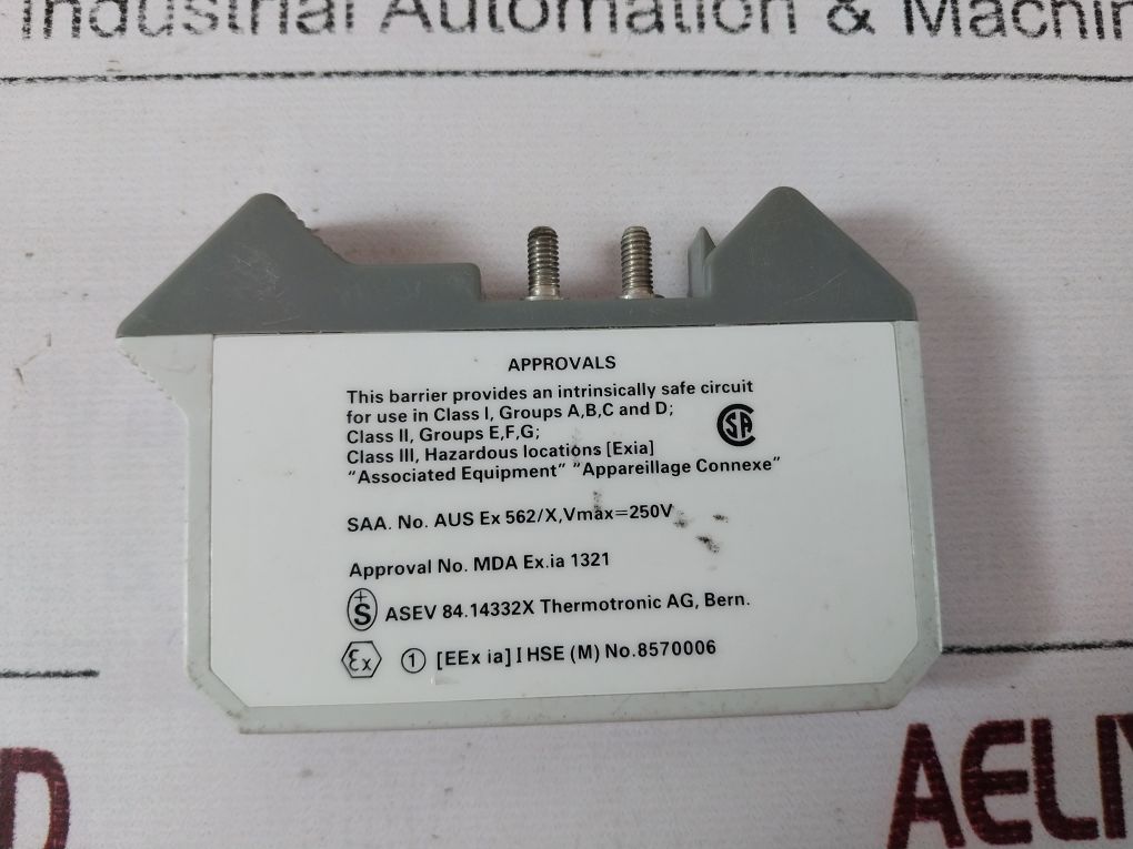 Measurement Technology Mtl 755Ac Shunt-diode Safety Barrier 3V 10?