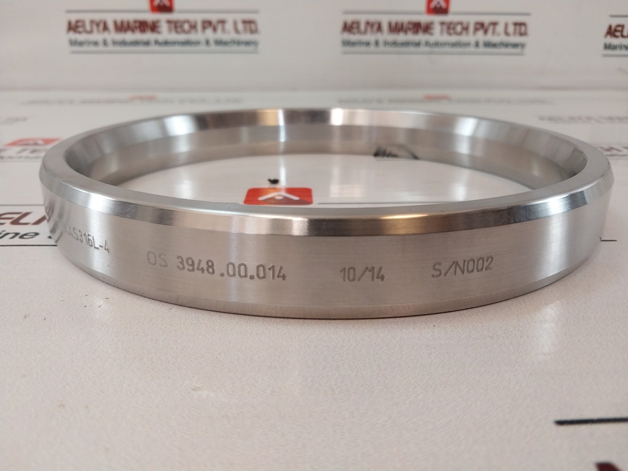 Lamons Asme B16.20 Gasket Ring Znipit0, 160Hb/83Rb Acab. Natural Polished