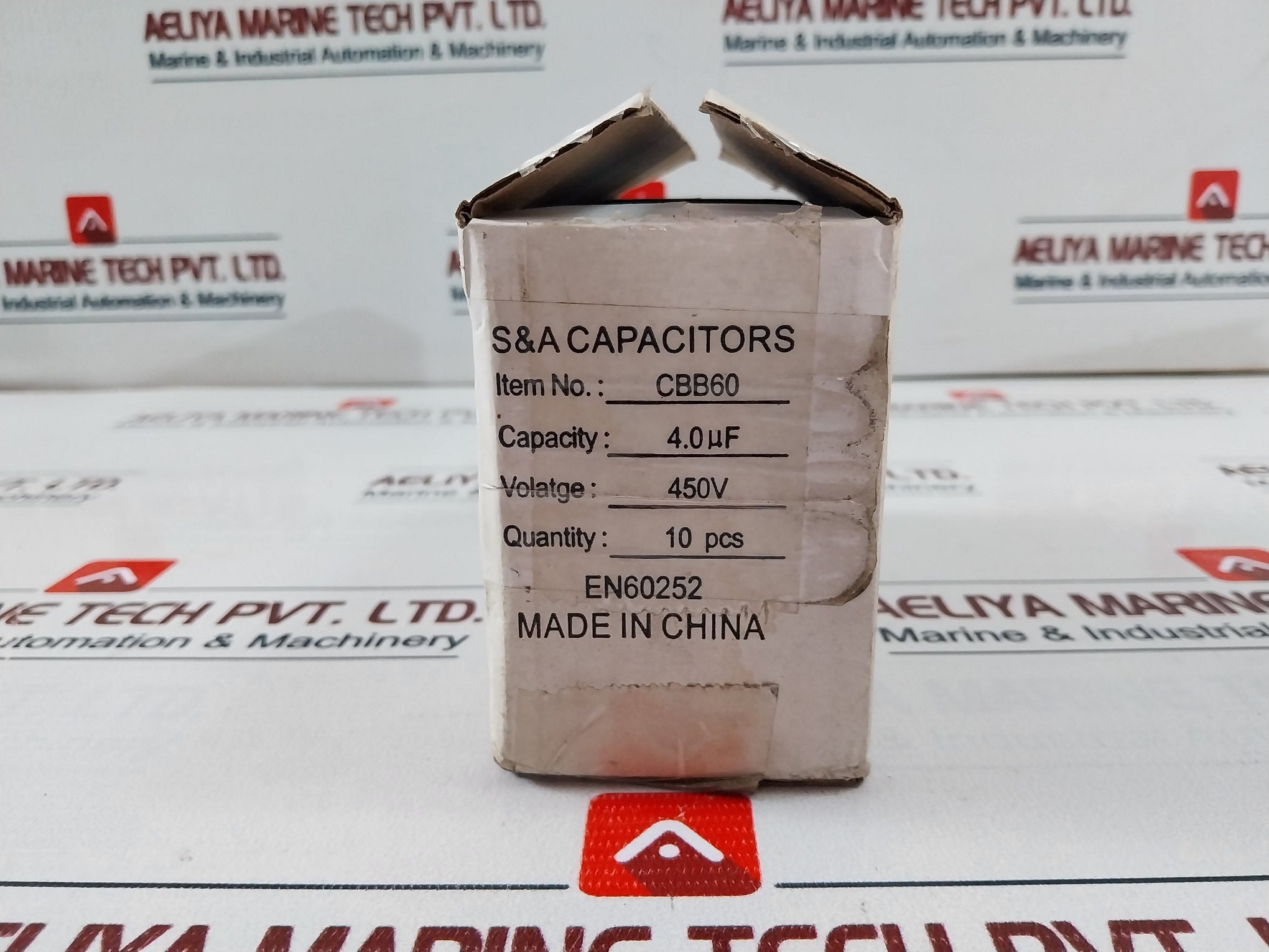 Lot of 36X S&A CBB60 Motor Running Capacitor 450VAC 50/60HZ 4.0uF(MFD)