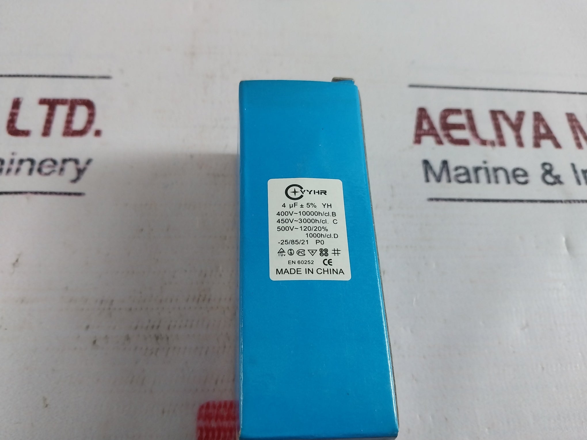 Lot of 10X VYHR 4 ?F ±5% YHR Motor Capacitor 400V-500V