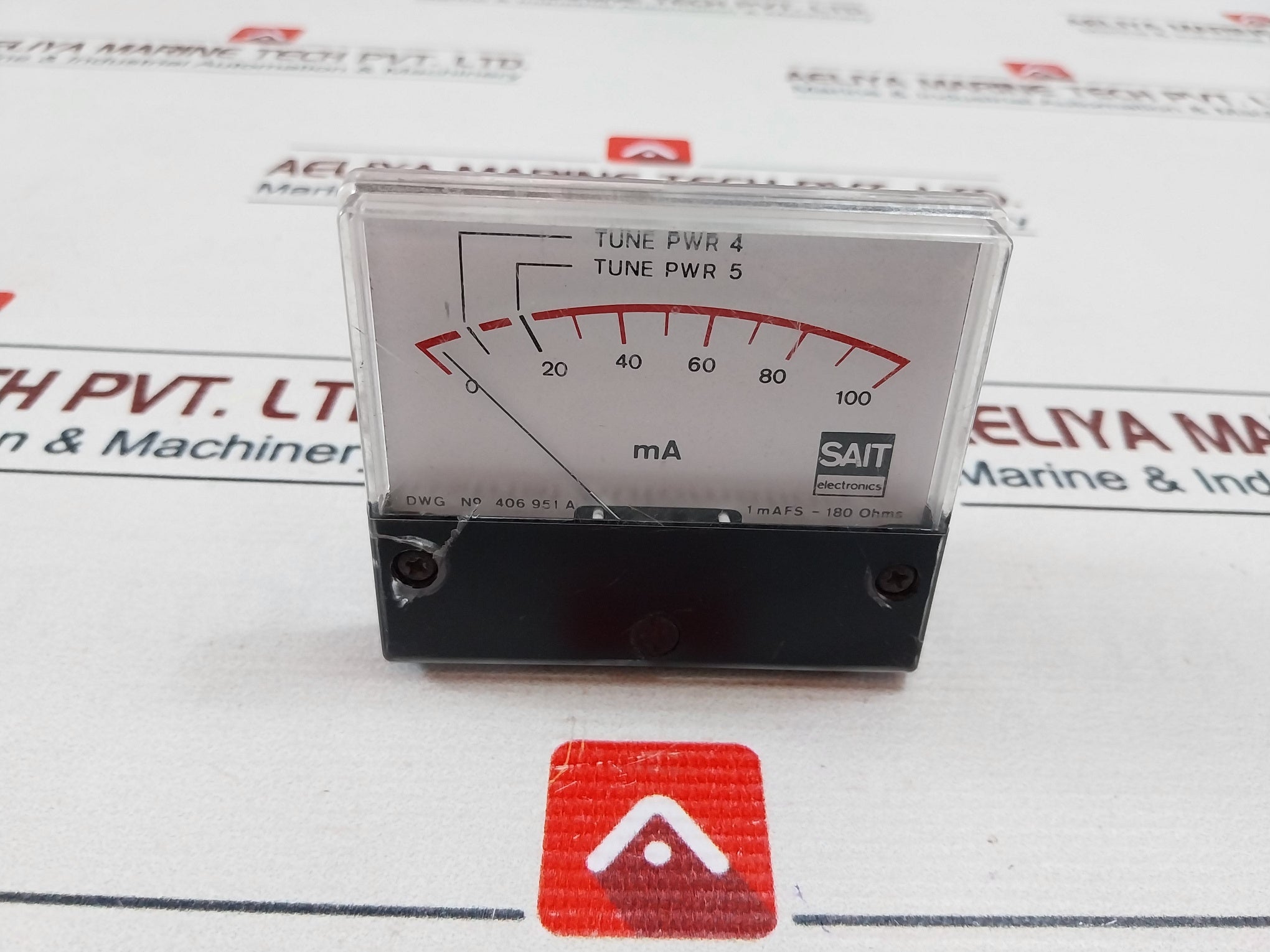 Sait Electronics 0-100 Ma Panel Meter 180 Ohms