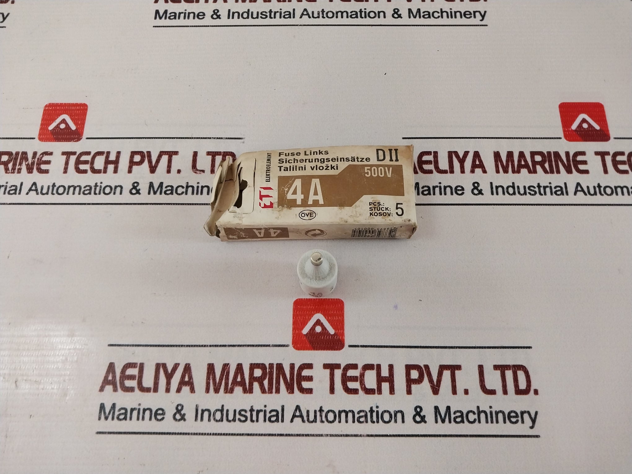 Lot Of 9X ETI 4A DII Fuse Links 500V