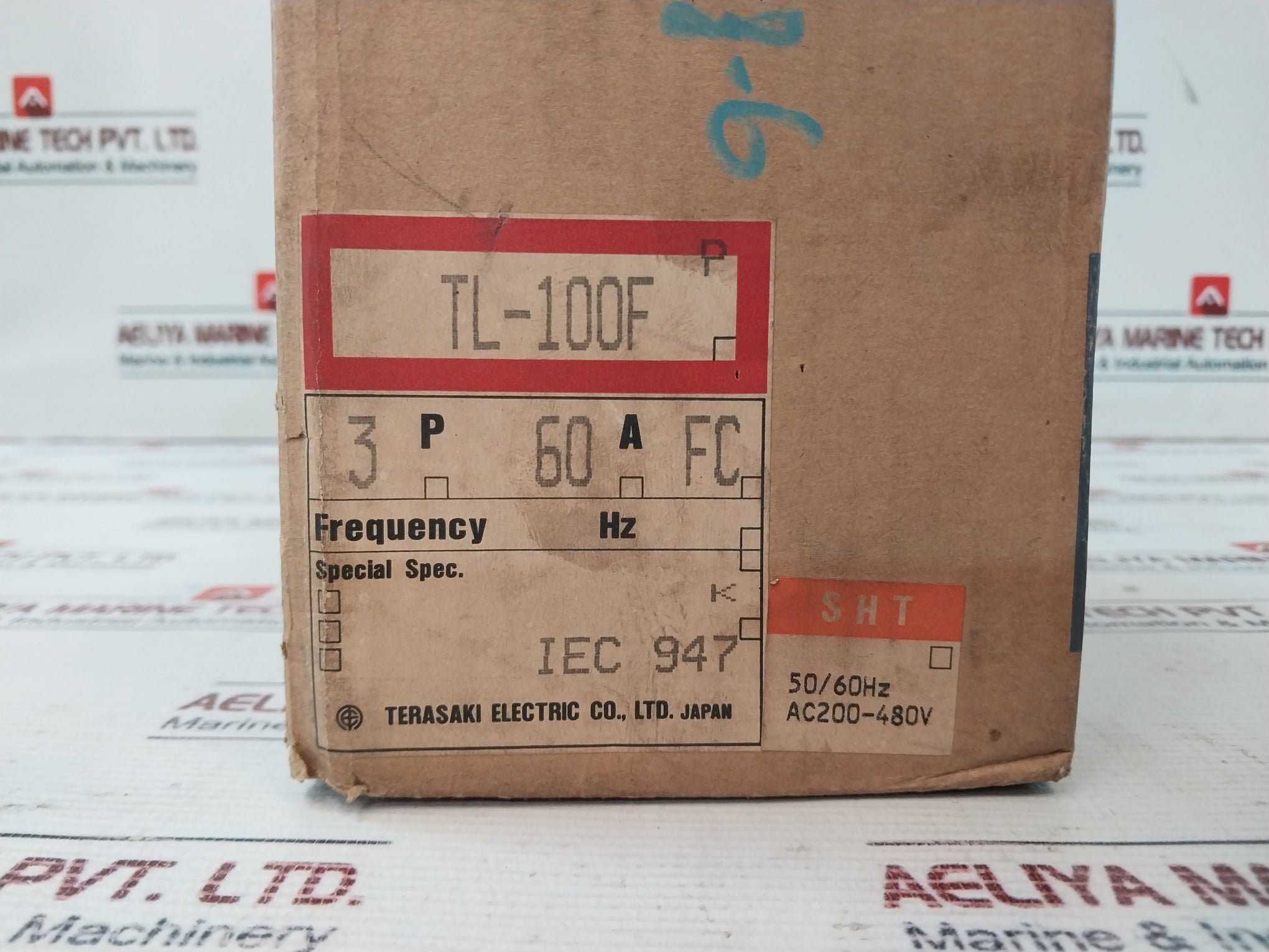 Terasaki Tl-100F Tem Break 3 Pole Current Limiting Circuit Breaker 60A Ac690V