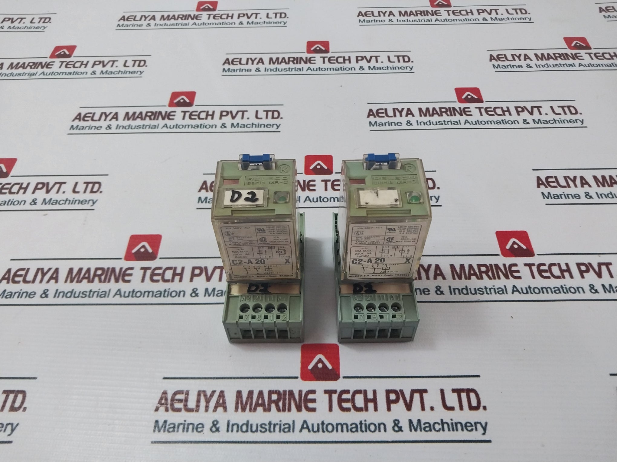 Releco C2-a20 X Relay With Base 10A 120Vac