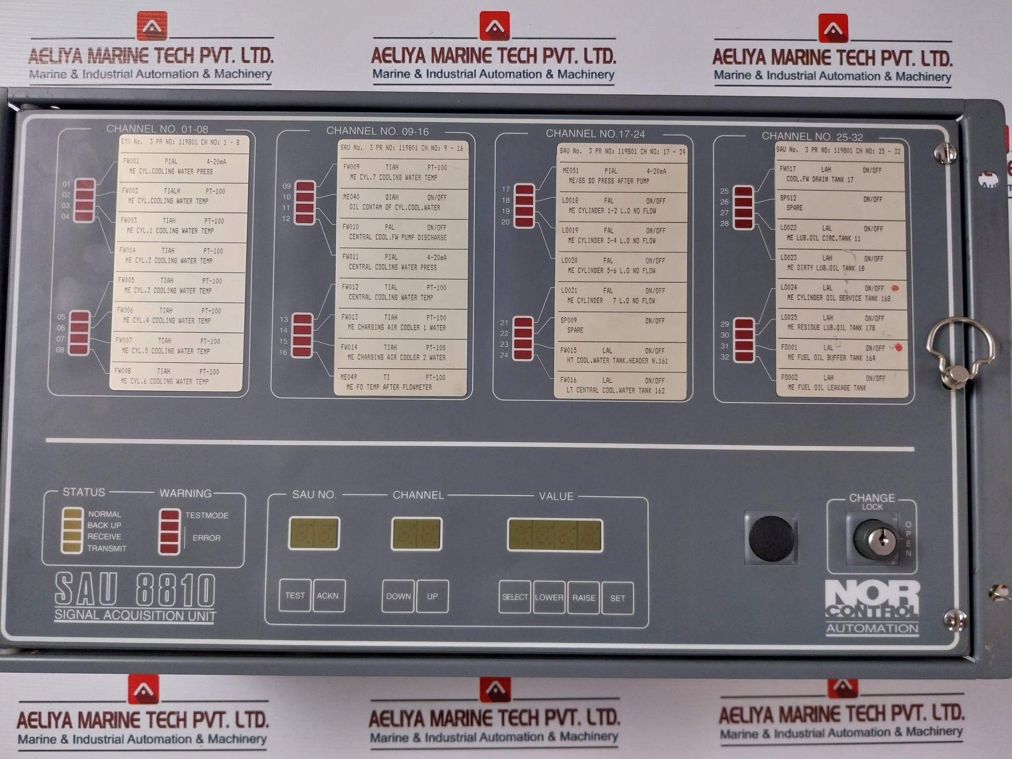 Nor Control Sau 8810 Signal Acquisition Unit Vt25-373-99/X9