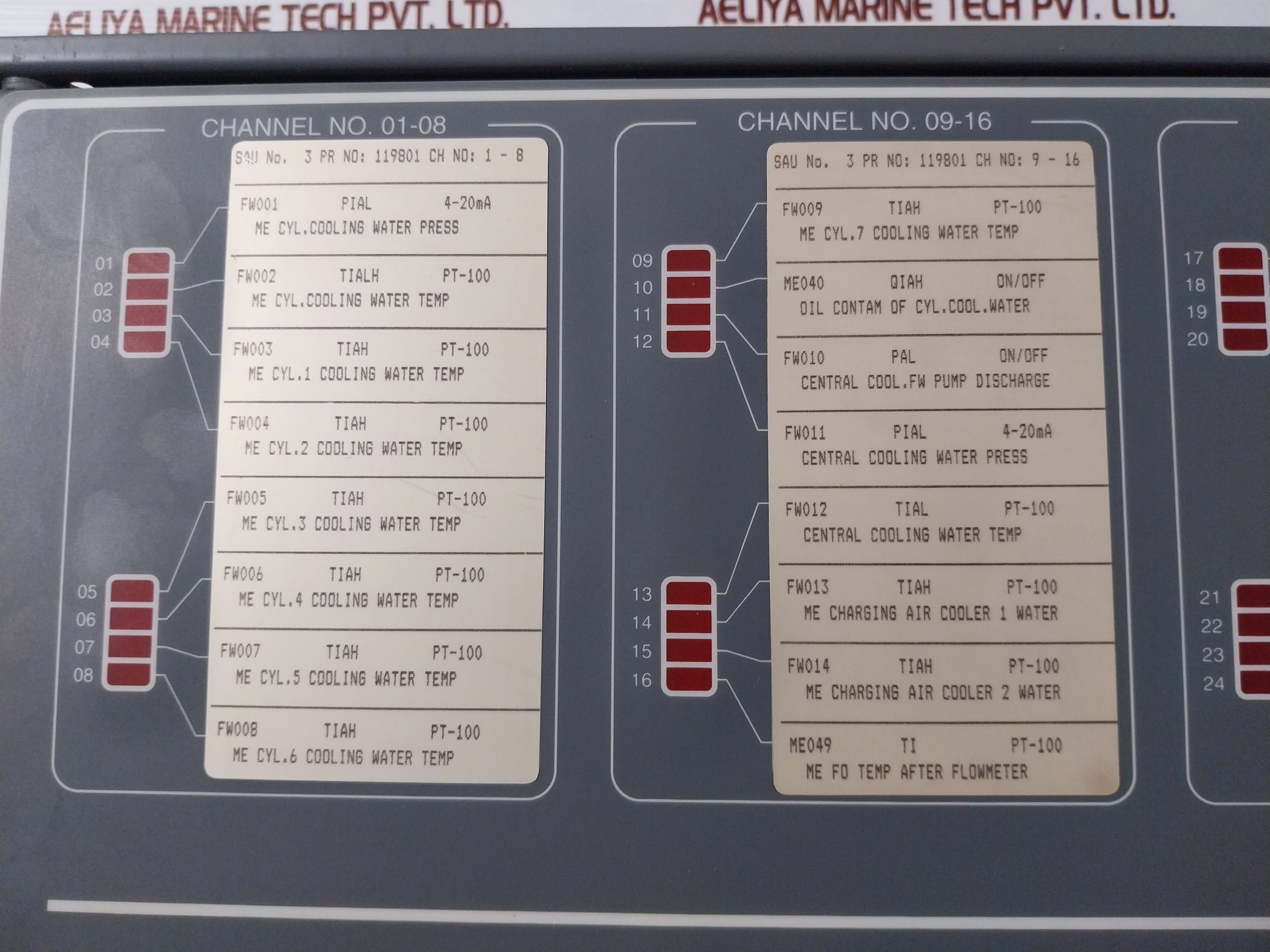 Nor Control Sau 8810 Signal Acquisition Unit Vt25-373-99/X9