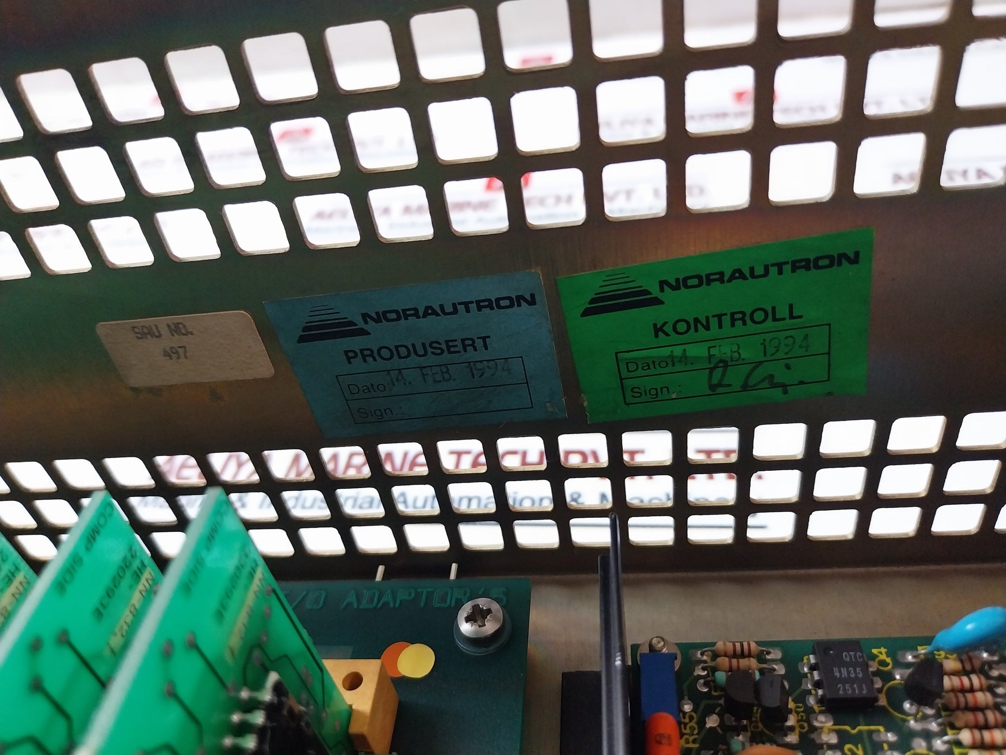 Nor Control Sau 8810 Signal Acquisition Unit Vt25-373-99/X9