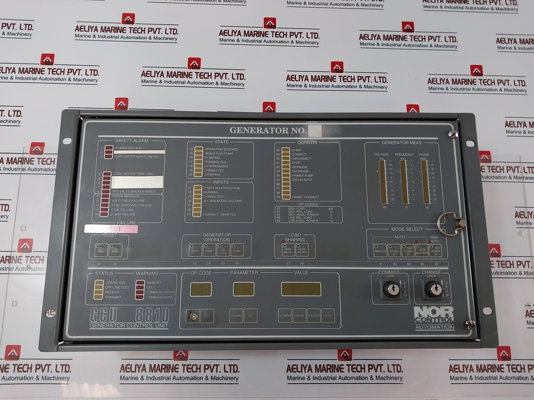 Nor Control Automation Gcu 8810 Generator Control Unit