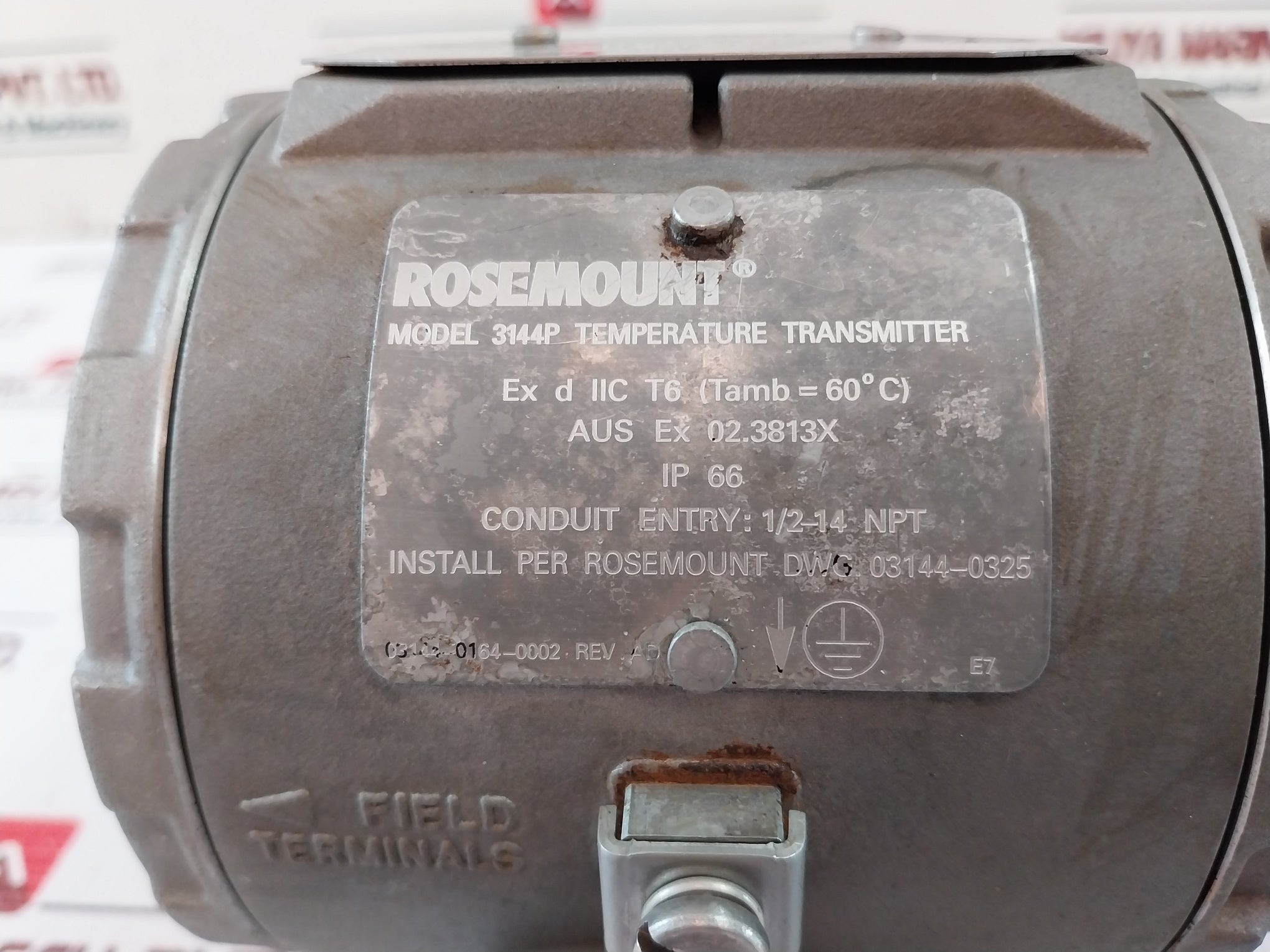 Rosemount 3114P Smart Family Temperature Transmitter 12.0-42.4 Vdc