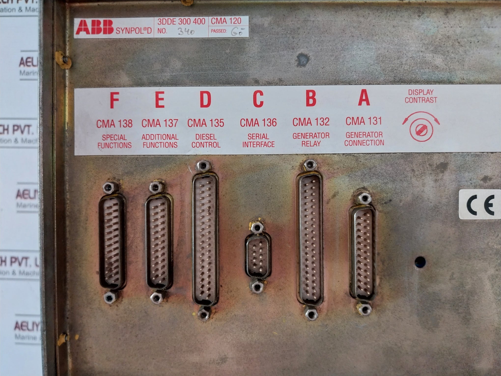 Abb 3Dde 300 400 Controller Panel Parameter Monitor Cma 120