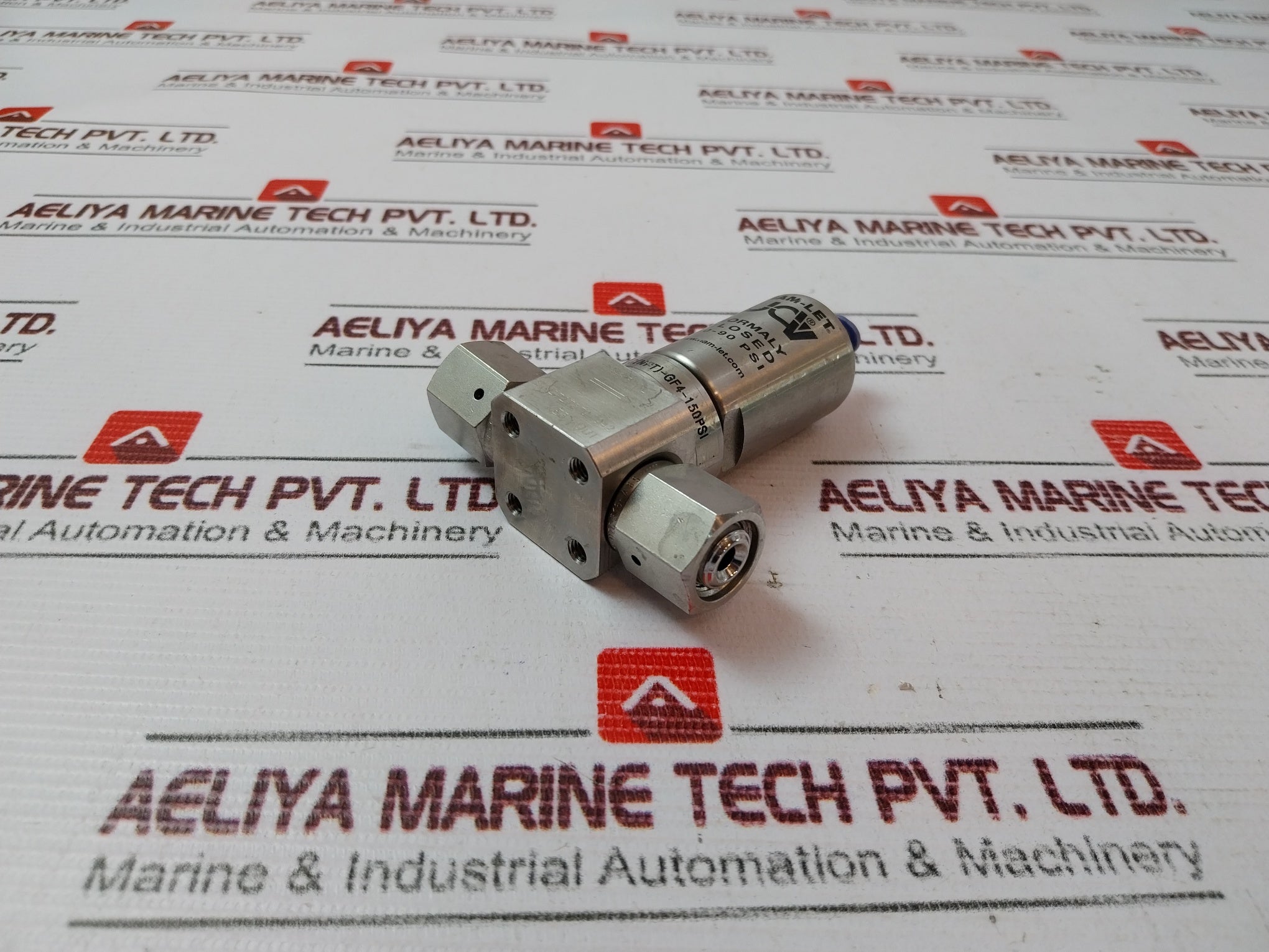 Ham-let Hm20-4Vklc(Npt)-gf4-150Psi Shut Off Valve 60-90 Psi Ss316L Htc-316