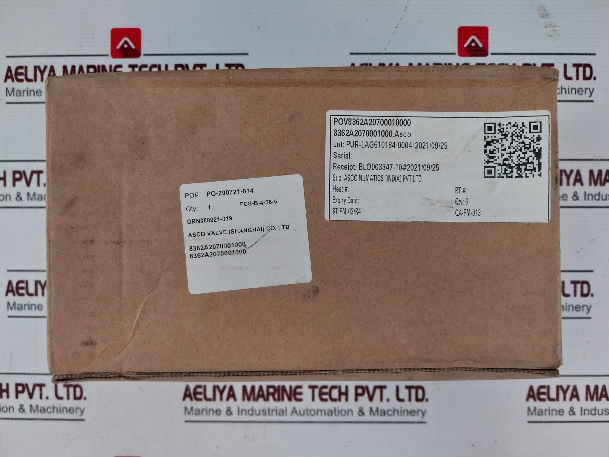 Asco 8362A2070001000 3-Way, 2 Position Valve 40-200PSI 3/8 NPT