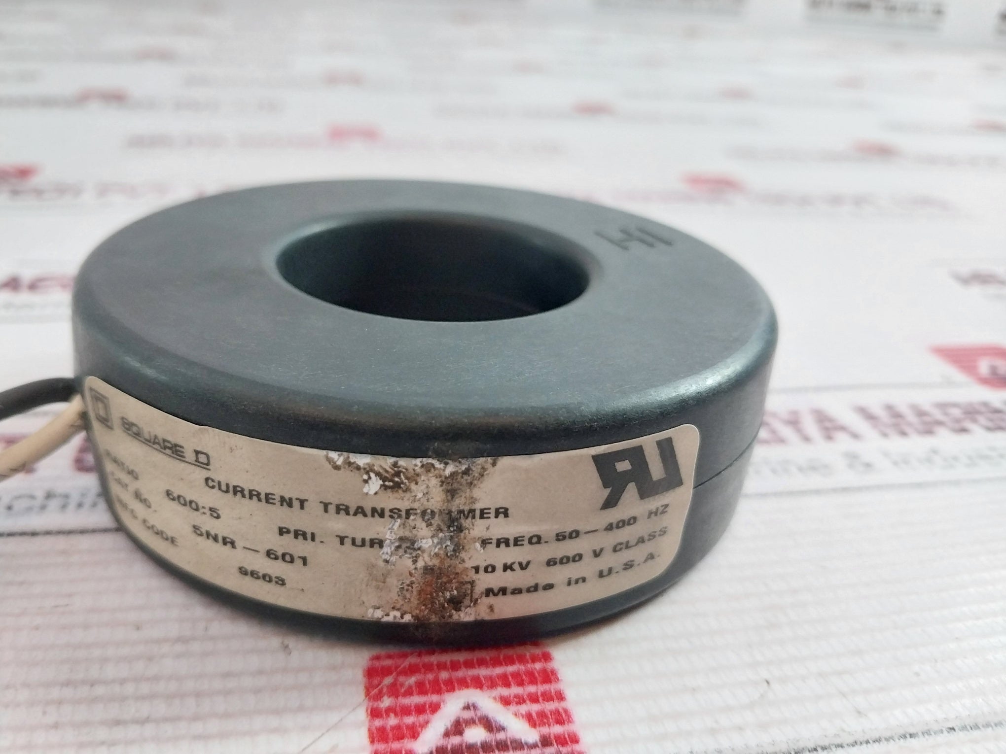 Square D 5Nr-601 Current Transformer 600:5