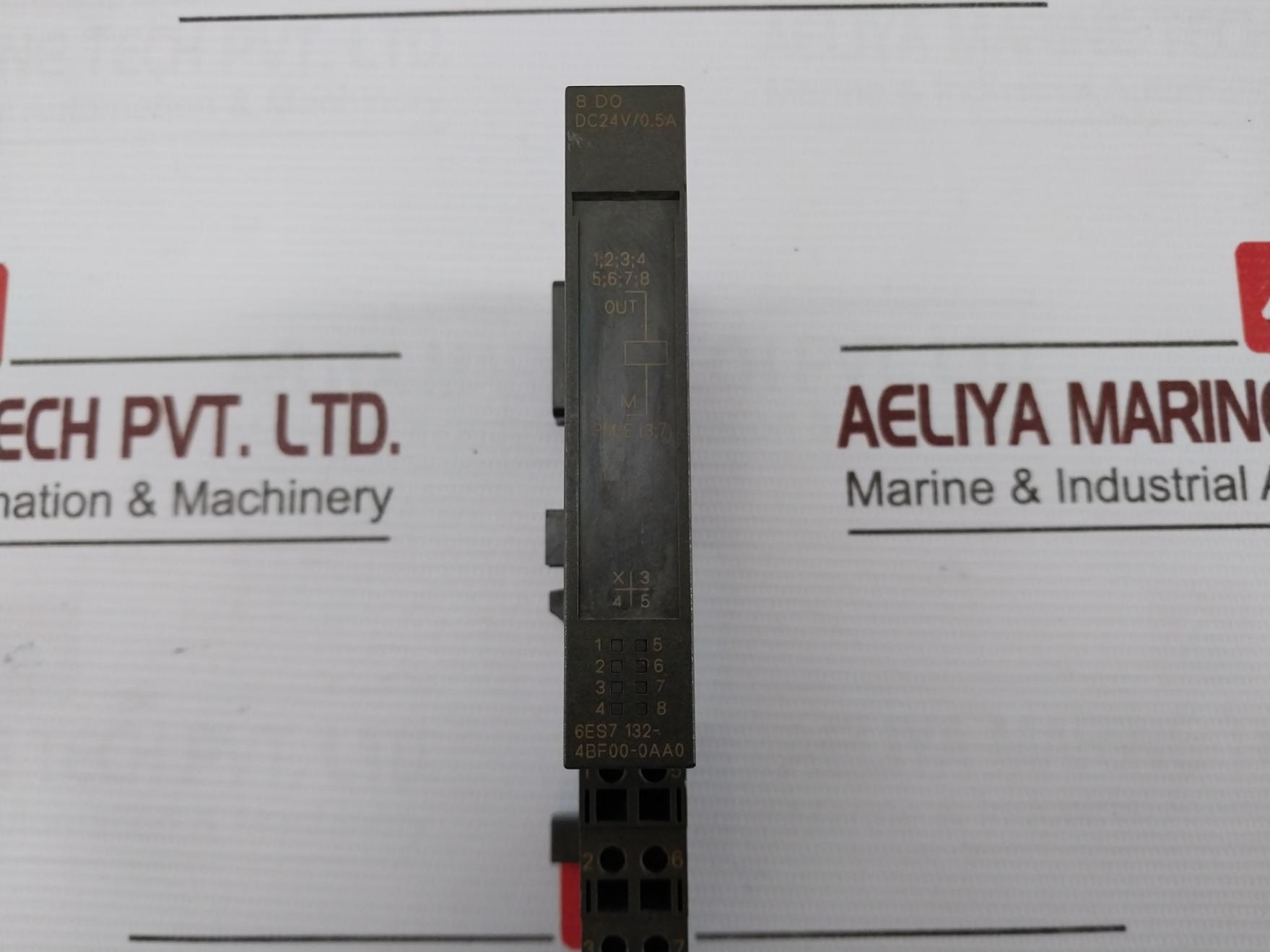 Siemens 6Es7 132-4Bf00-0Aa0 Digital Electronic Output Module 8 Do Dc24V/0.5A