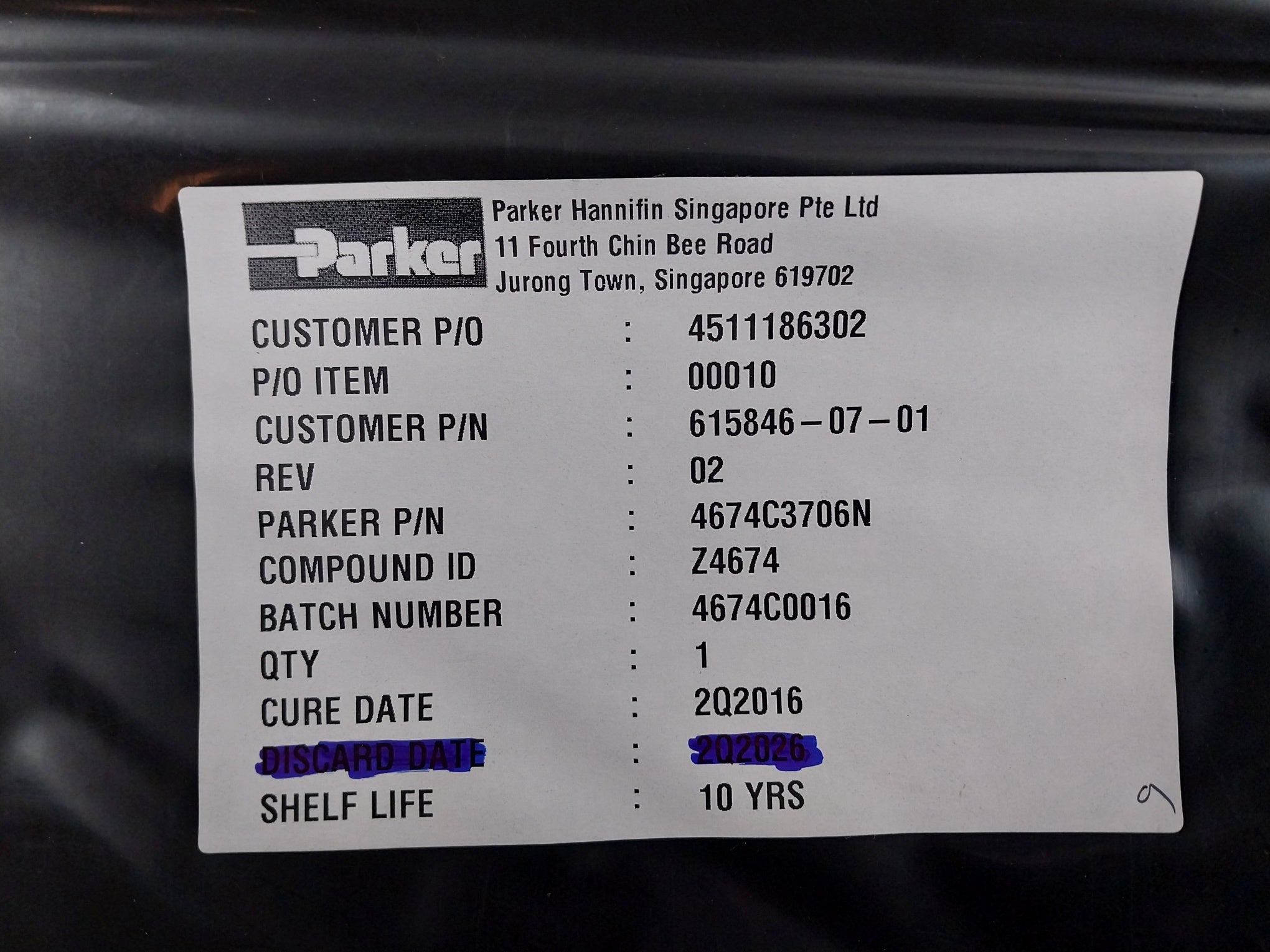 Cameron 649212-03 Seal Set For 18-3/4" 15K Hc And Hc/H4 Rev: 02 C143-0322-001