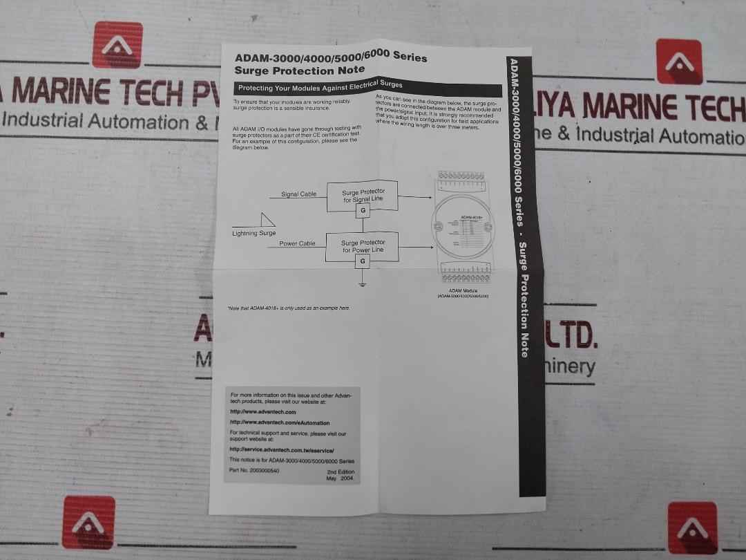 Hydril Ae776-sp Rtu Spares Kit Adam-4017 Data Module Ge Oil & Gas Rev A0
