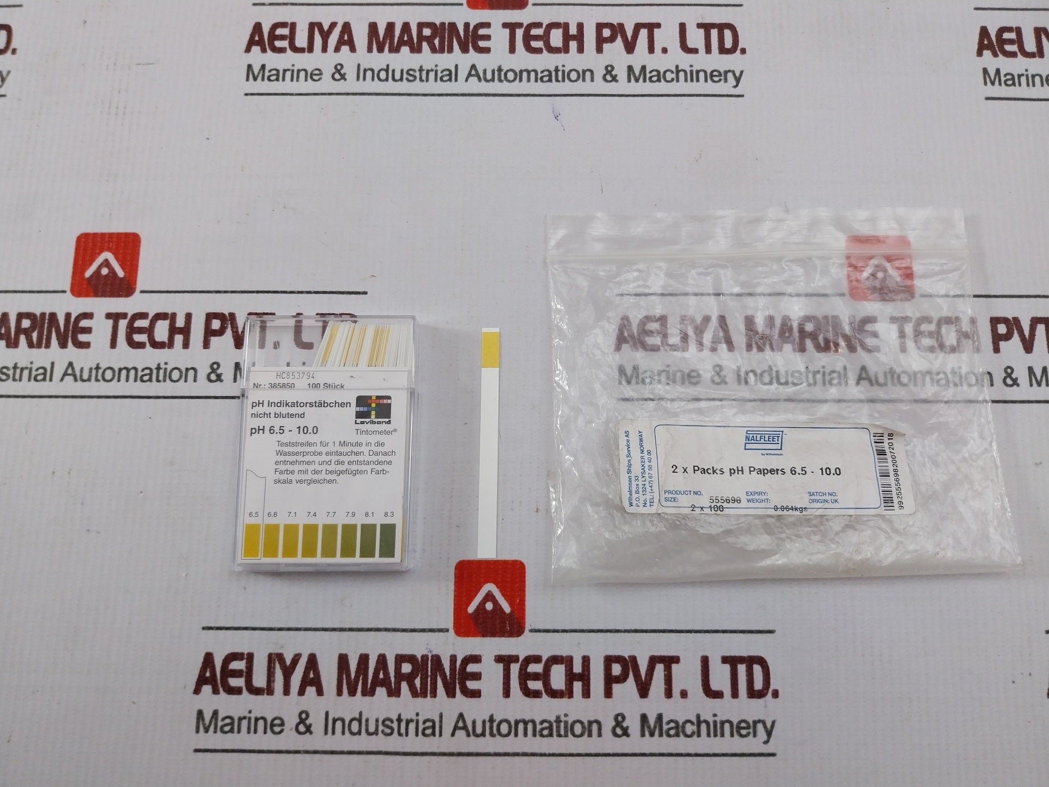 Lot Of 110X Nalfleet 555698 Ph Indicator Strips Size-2X100