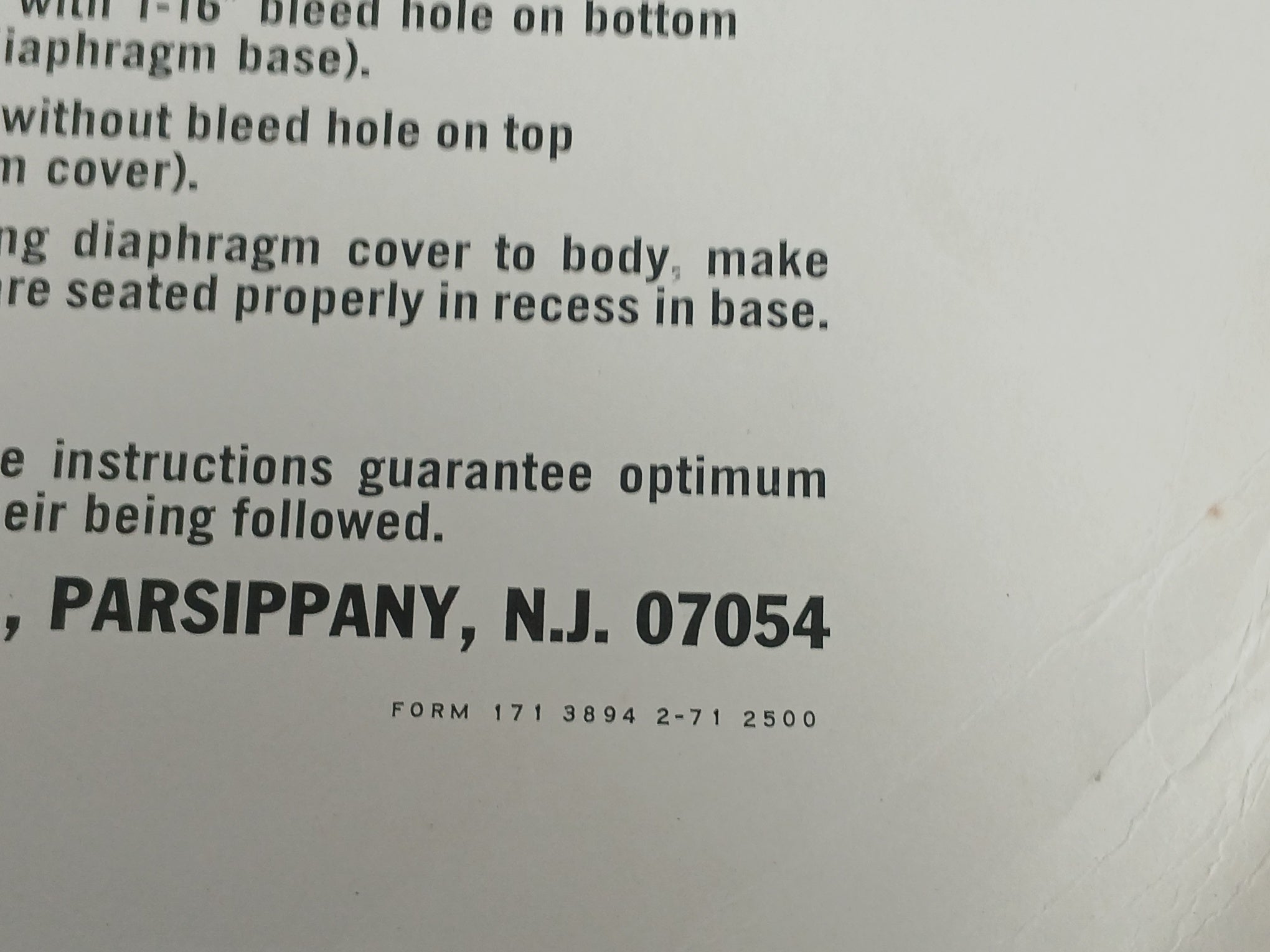 Leslie Spiroflex 55063 Diaphragm