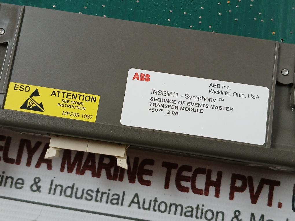 Abb Insem11 Symphony Sequence Of Events Master Transfer Module