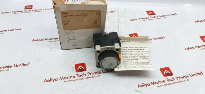 Gec alsthom pz-a timer head pte 0-30sec