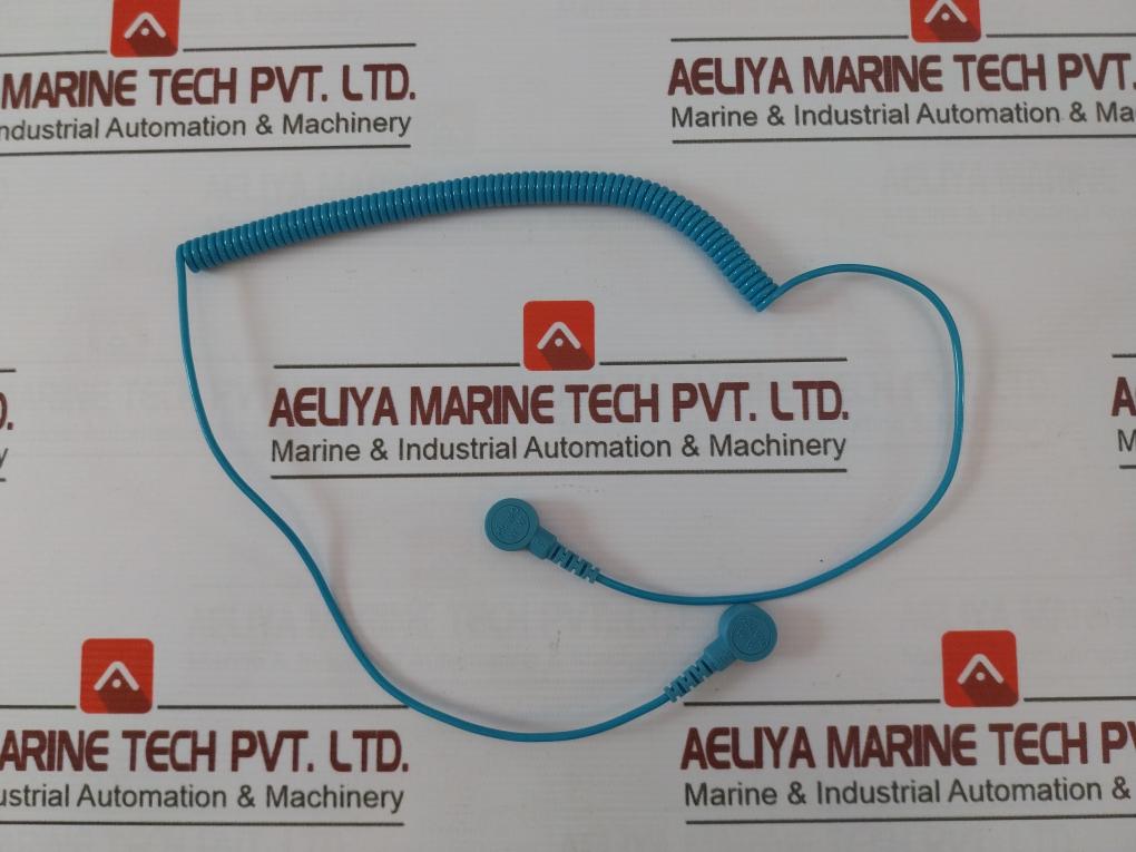 2100.752.10.10 Wristbands Coil Cord Cable 250Vac 1MΩ