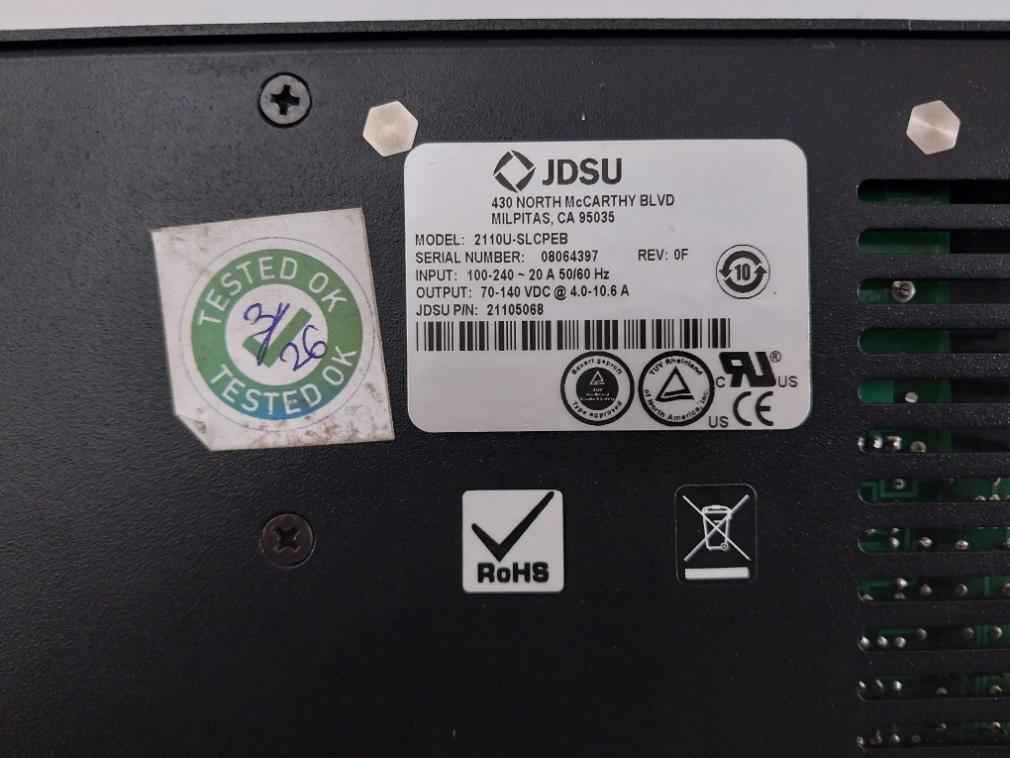 2110U-slcpeb Jdsu Input 50/60Hz Output 70-140 Vdc Laser Power Supply Module