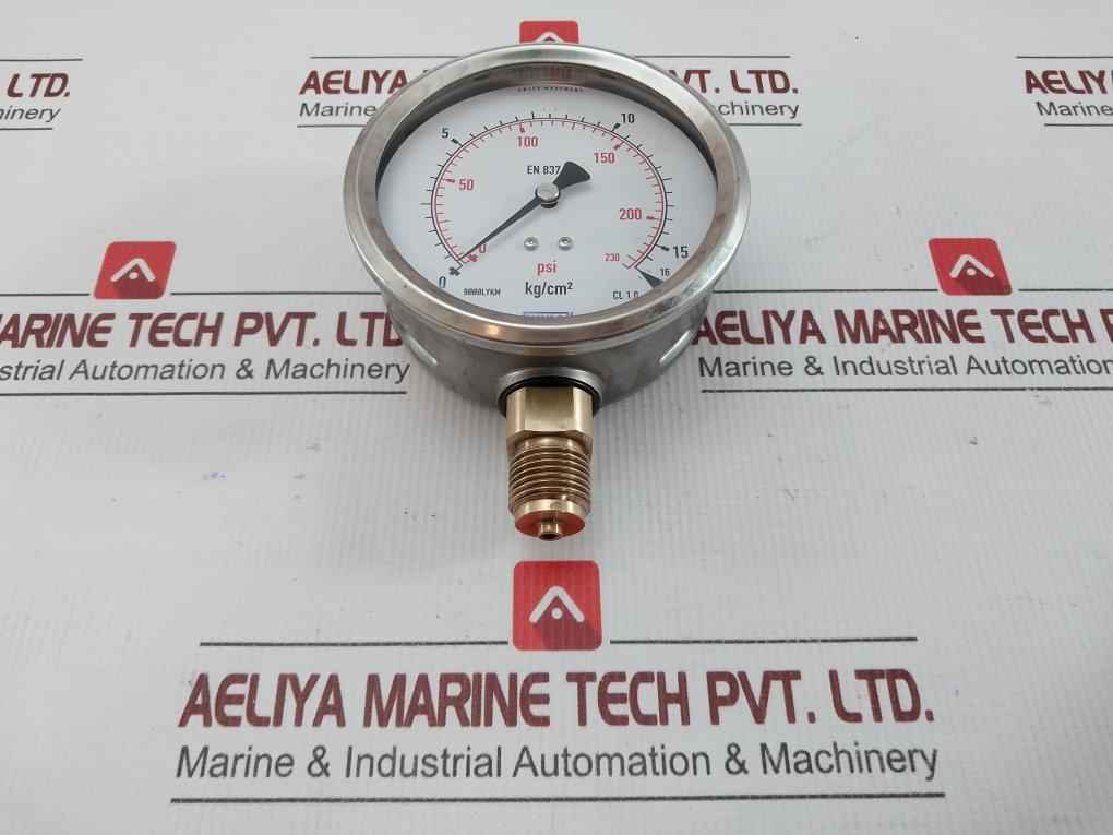 212.53.100 Pressure Gauge 0-230Psi 16Kg/Cm2 Wika