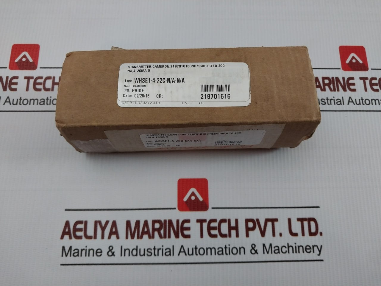 2197016-16 Pressure Transmitter 0 To 200 Psi 9-33 Vdc Sts