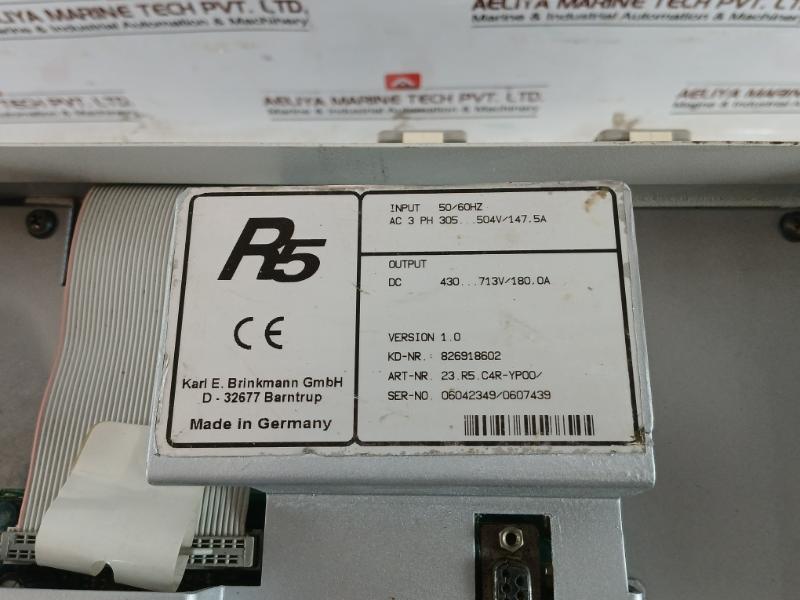 23.R5.C4R-yp00 Variable Frequency Drive Assy Input 50/60Hz 3Ph Karl E. Brinkmann