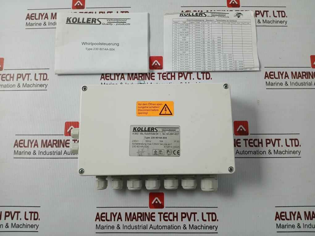 230 8014A-s04 Electronic Control Box Rudolf Kollers 230V 50Hz 16A