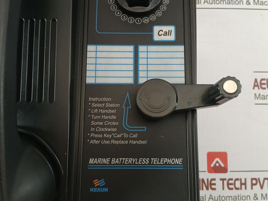 24Ks-1G Marine Batteryless Telephone Ip44 Dc24V Jiaxing Kexun