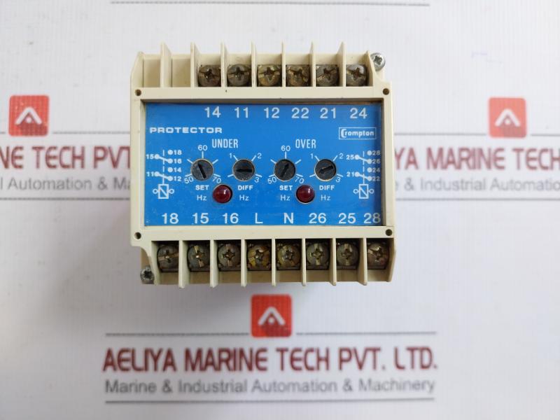 253- Phdw Protector Trip Relay 5A 250V Ac 50/60Hz & 24V Dc Crompton Instruments