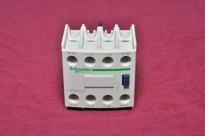 Lot of 3X Schneider Electric Telemecanique LADN22 Auxiliary Contact A600 Q600